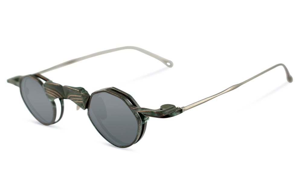 小物 RIGARDS X KAMONUJ RG0318JM RIGARDS - X KAMONUJ VINTAGE BLACK + BLACK SUNGLASSES